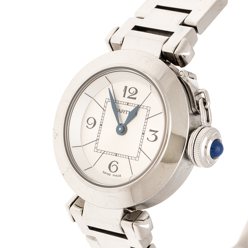 

Cartier Silver Stainless Steel Pasha de Cartier