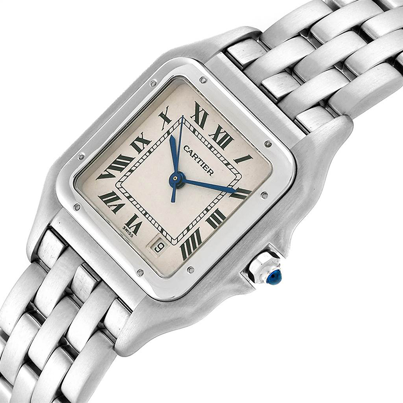 

Cartier White Stainless Steel Panthere W25054P5 Women's Wristwatch