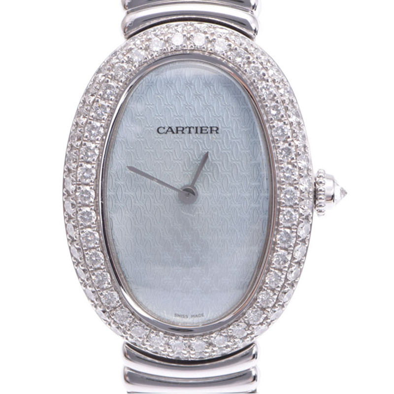 

Cartier Blue Diamonds BÃ©noire Women's Wristwatch, White