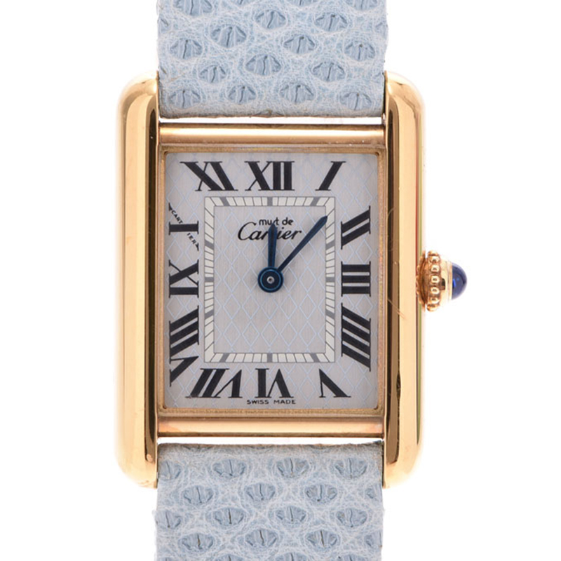 

Cartier White Gold Tone Silver W1018587 Women's Wristwatch