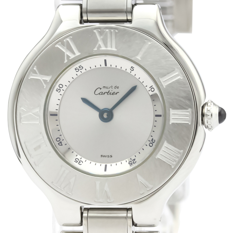 

Cartier Silver Stainless Steel Must