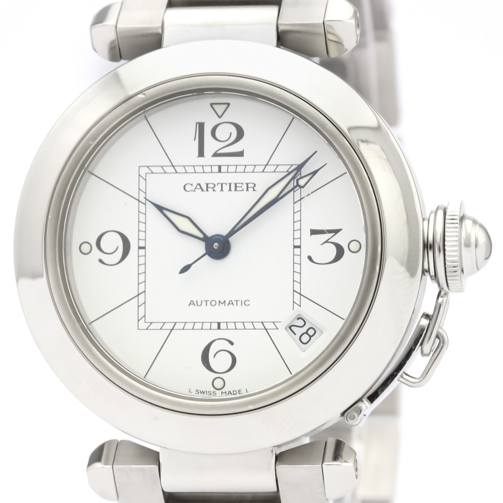 

Cartier White Stainless Steel Pasha W31074M7 Women's Wristwatch