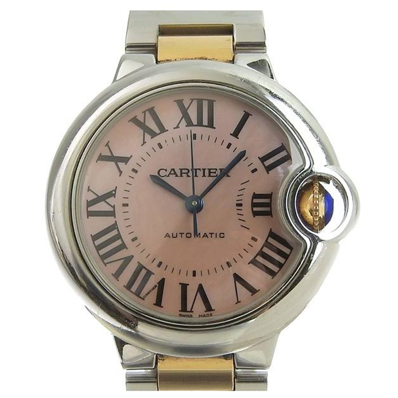 

Cartier Pink MOP Stainless Steel Ballon Bleu W6920070 Women's Wristwatch