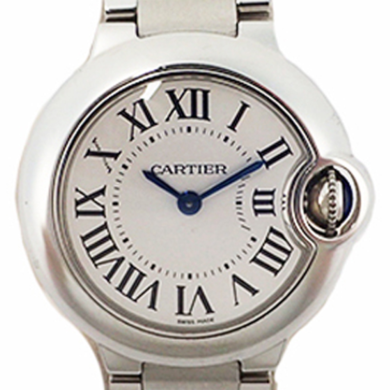 

Cartier White Stainless Steel Ballon Bleu W69010Z4 Women's Wristwatch