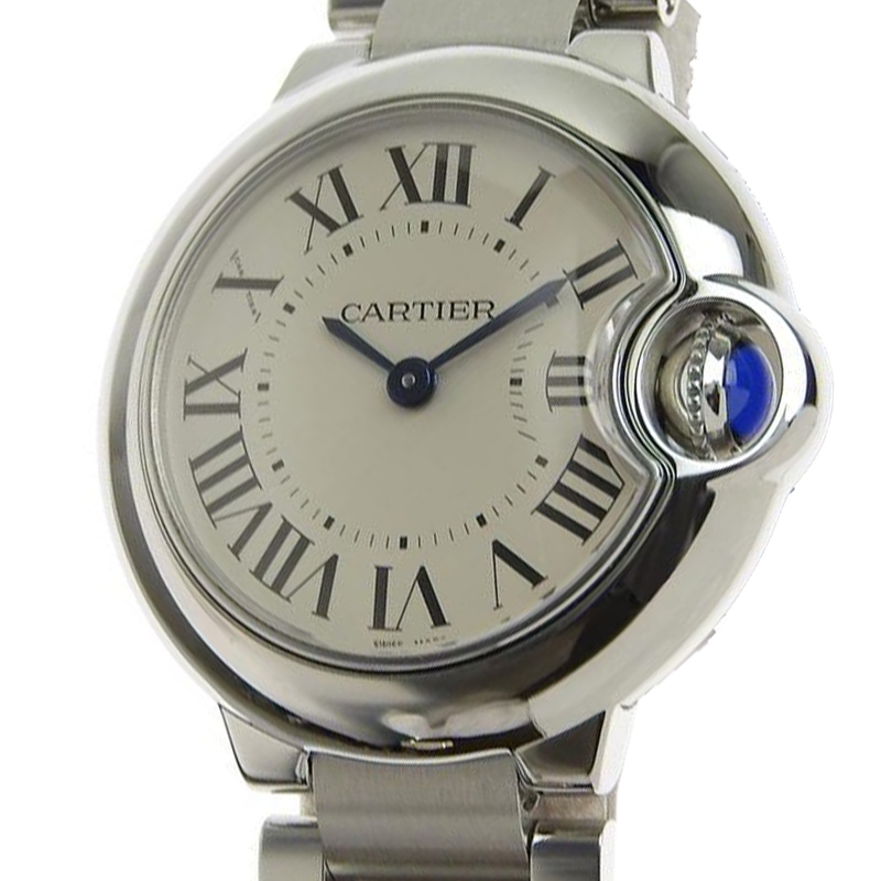 

Cartier White Stainless Steel Ballon Bleu W69010Z4 Women's Wristwatch