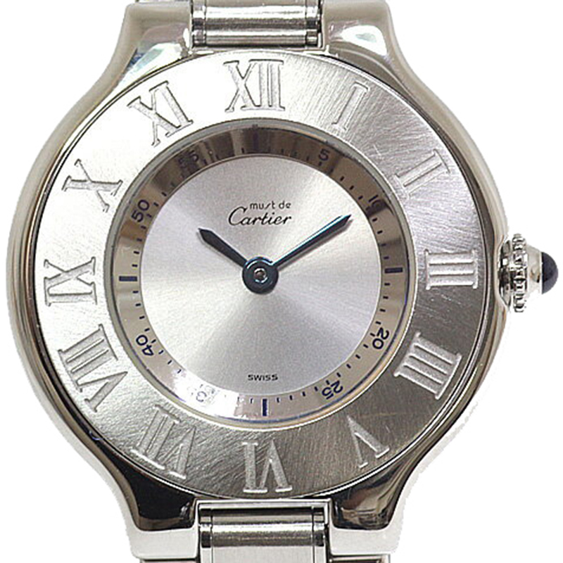 

Cartier Silver Stainless Steel Must