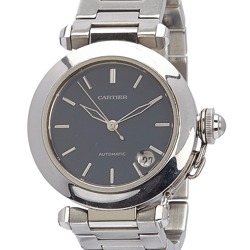 

Cartier Blue Staineless Steel Pasha C Automatic