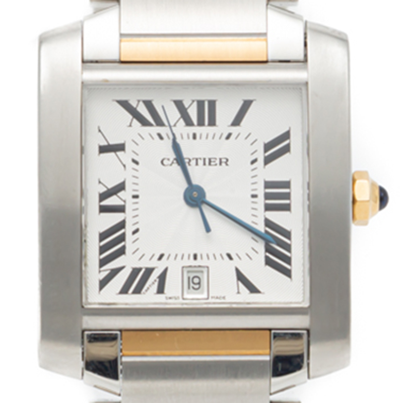 

Cartier Silver Tank Francaise Steel & Yellow Gold Automatic Watch