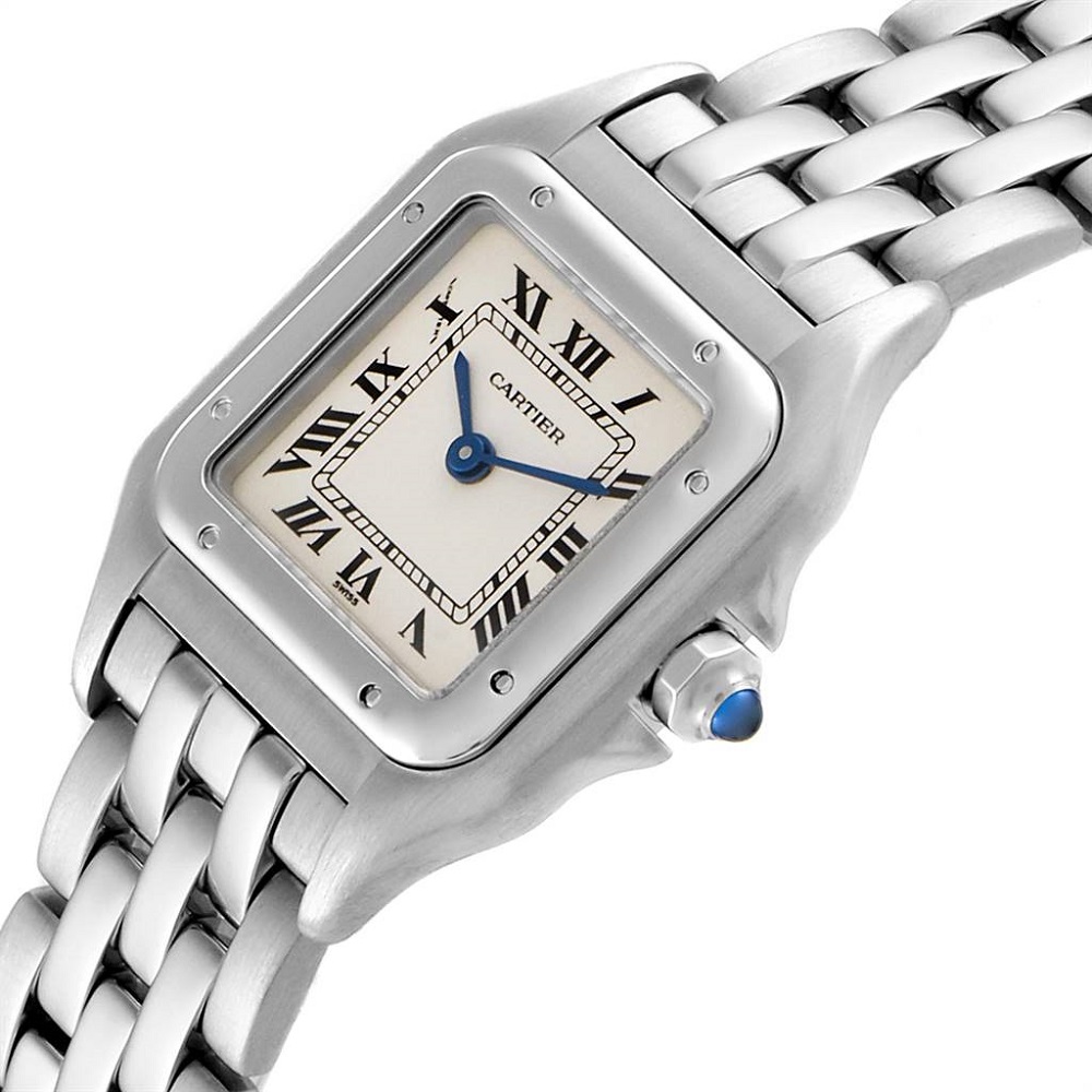 

Cartier Silver Stainless Steel Panthere W25033P5 Women's Wristwatch