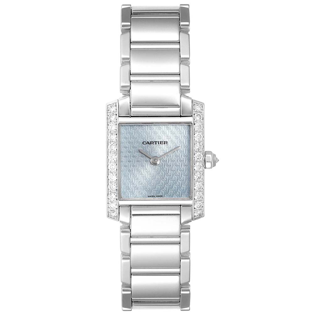 cartier women's blue watch