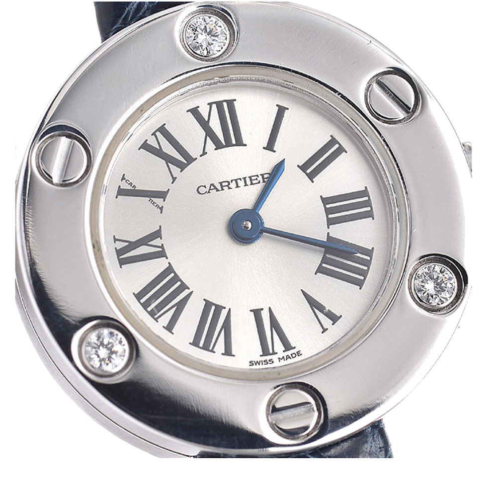 

Cartier White 18K White Gold Love WE800131 Women's Wristwatch 23 MM