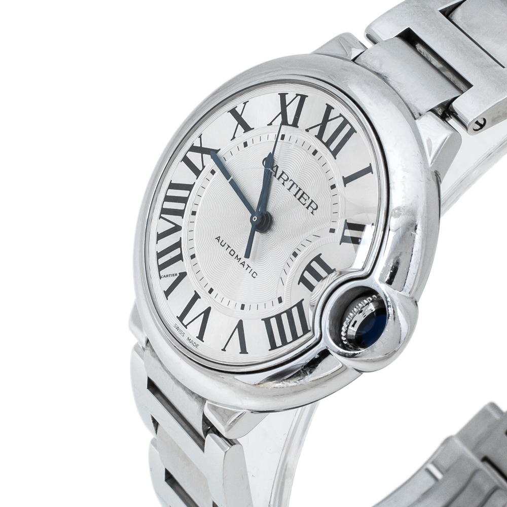 

Cartier Silver Stainless Steel Ballon Bleu