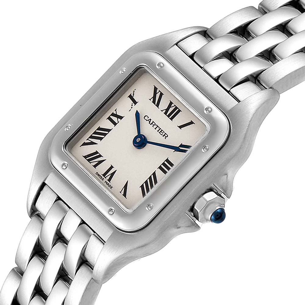 

Cartier White Stainless Steel Panthere W25033P5 Women's Wristwatch