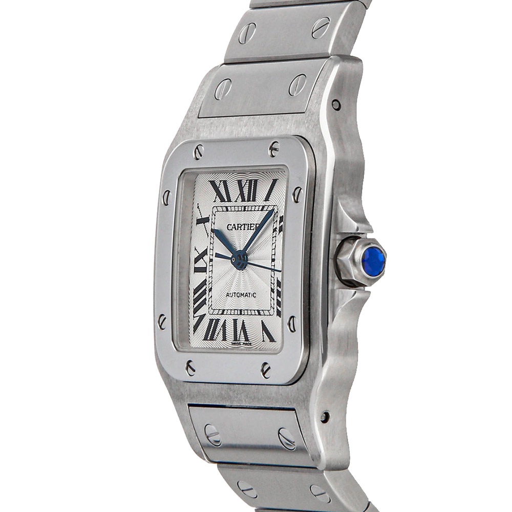 

Cartier Silver Stainless Steel Santos W20055D6 Women's Wristwatch