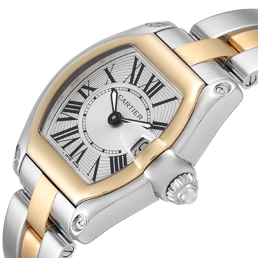 

Cartier Silver Stainless Steel Roadster