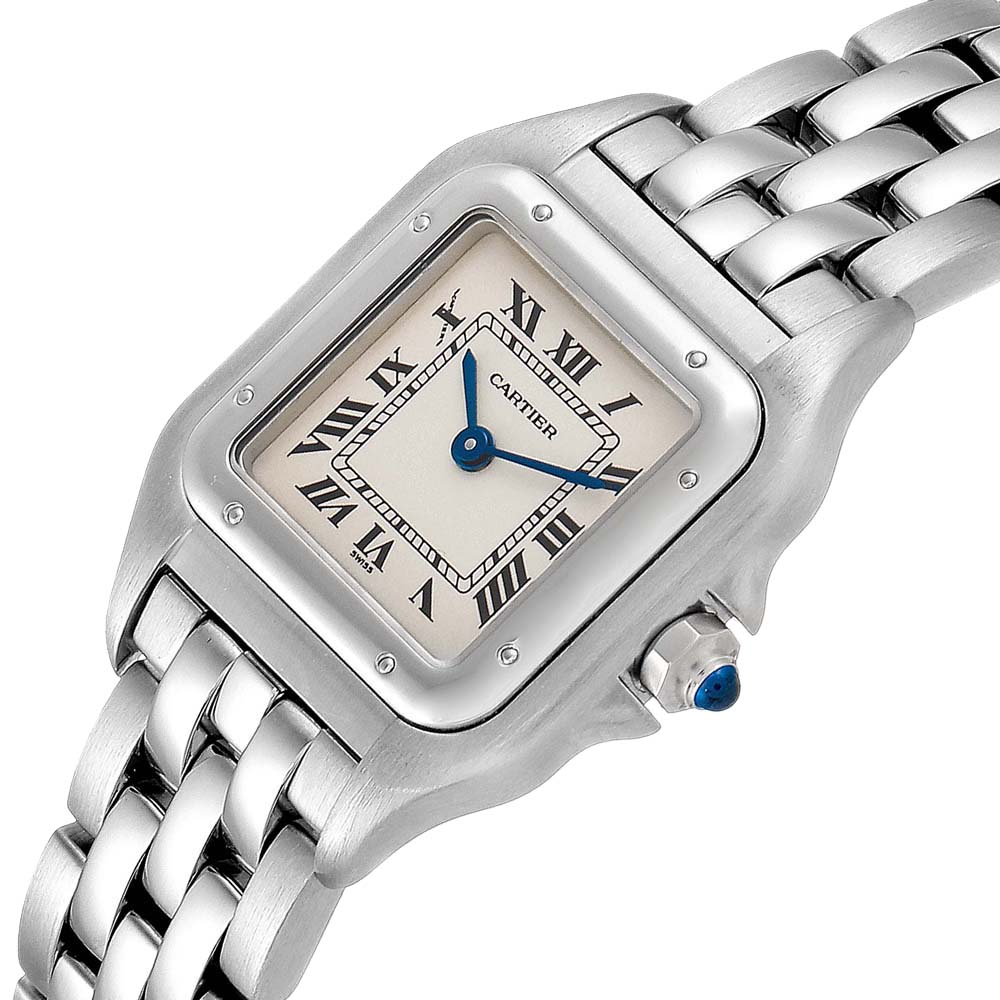 

Cartier Silver Stainless Steel Panthere Small W25033P5 Women' Wristwatch