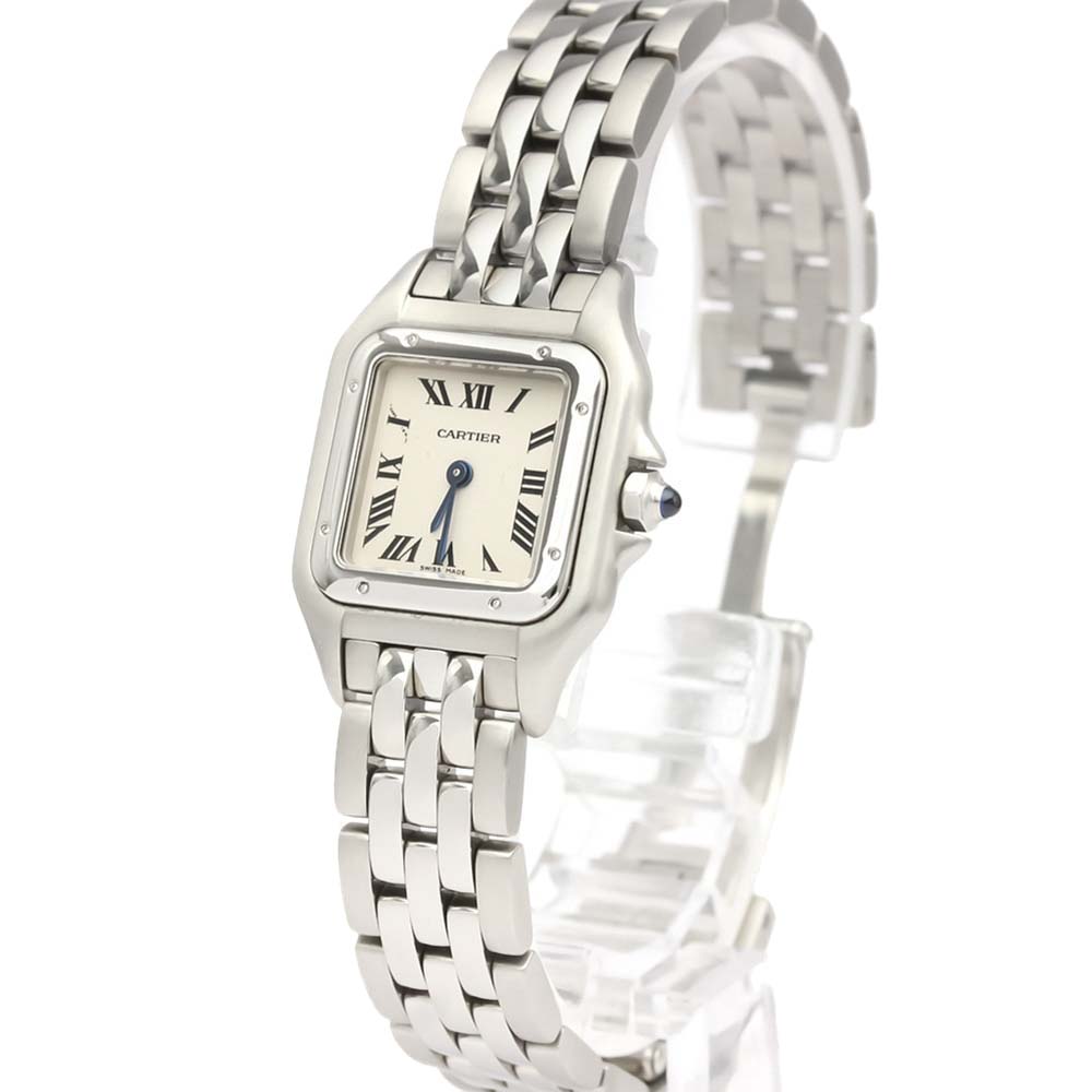 

Cartier Silver Stainless Steel Panthere De Cartier Quartz W25033P5 Women's Wristwatch