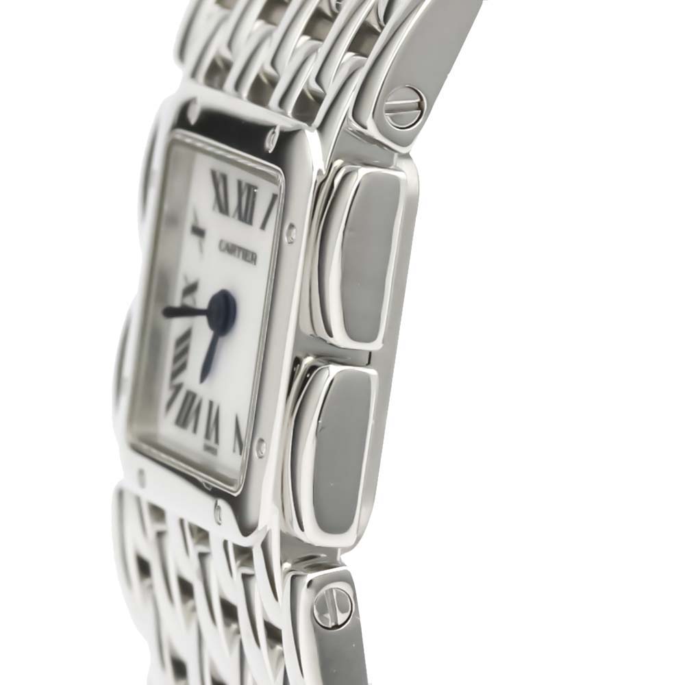 

Cartier MOP Stainless Steel Panthere Ruban Quartz W61001T9 Women's Wristwatch, White