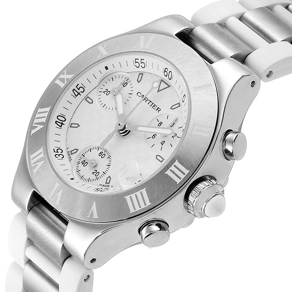 

Cartier Silver Stainless Steel Must