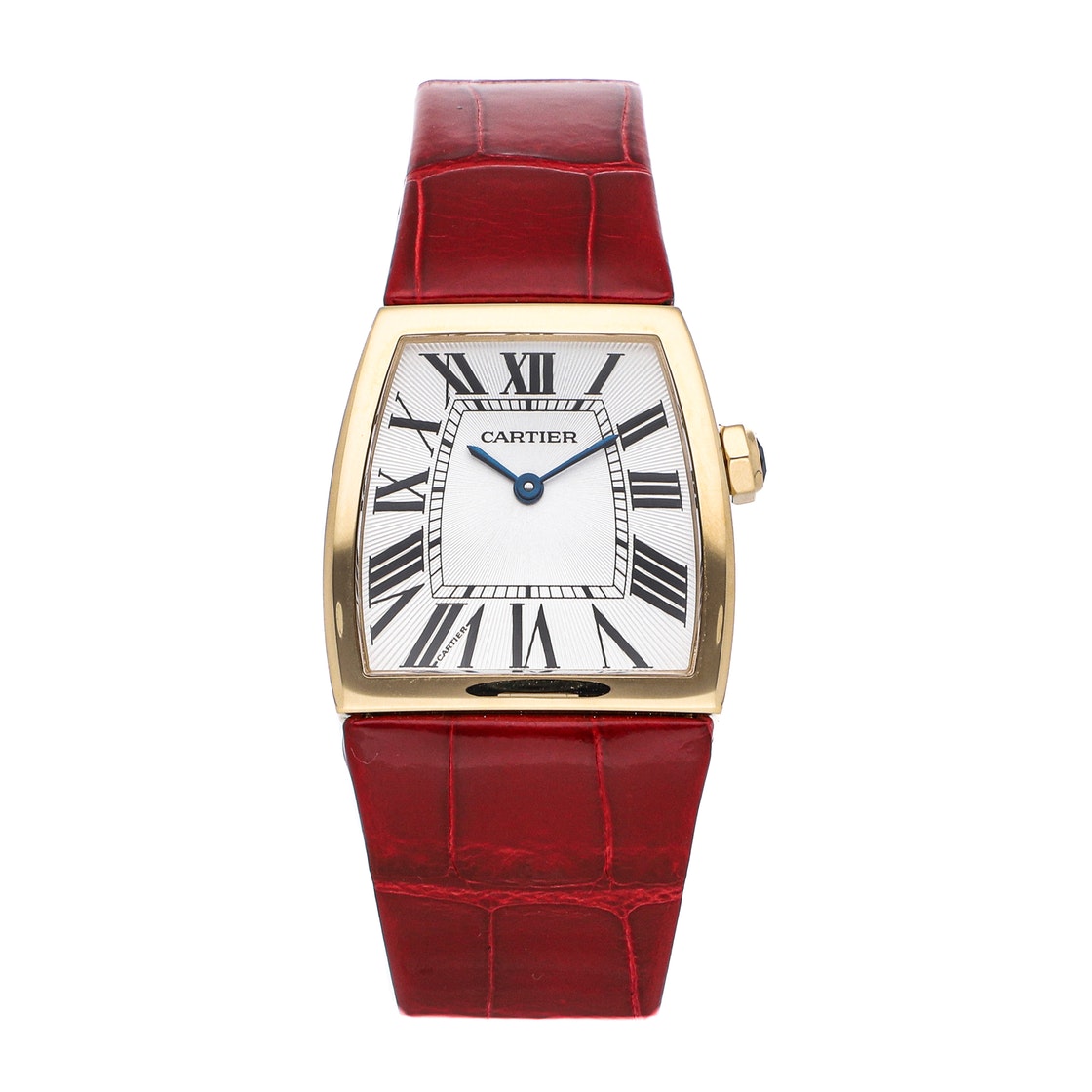 Pre-owned Cartier Silver 18k Yellow Gold La Dona W6400156 Women's Wristwatch 33 X 28 Mm