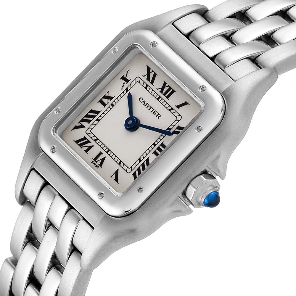 

Cartier Silver Stainless Steel Panthere W25033P5 Women's Wristwatch 22 MM