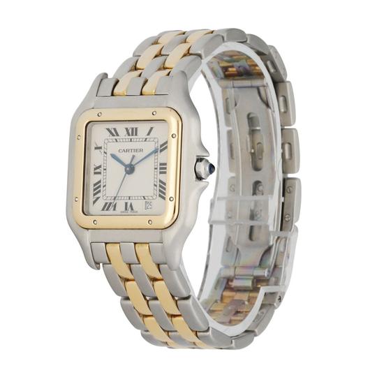 

Cartier Silver 18K Yellow Gold And Stainless Steel Panthere Women's Wristwatch 28 MM