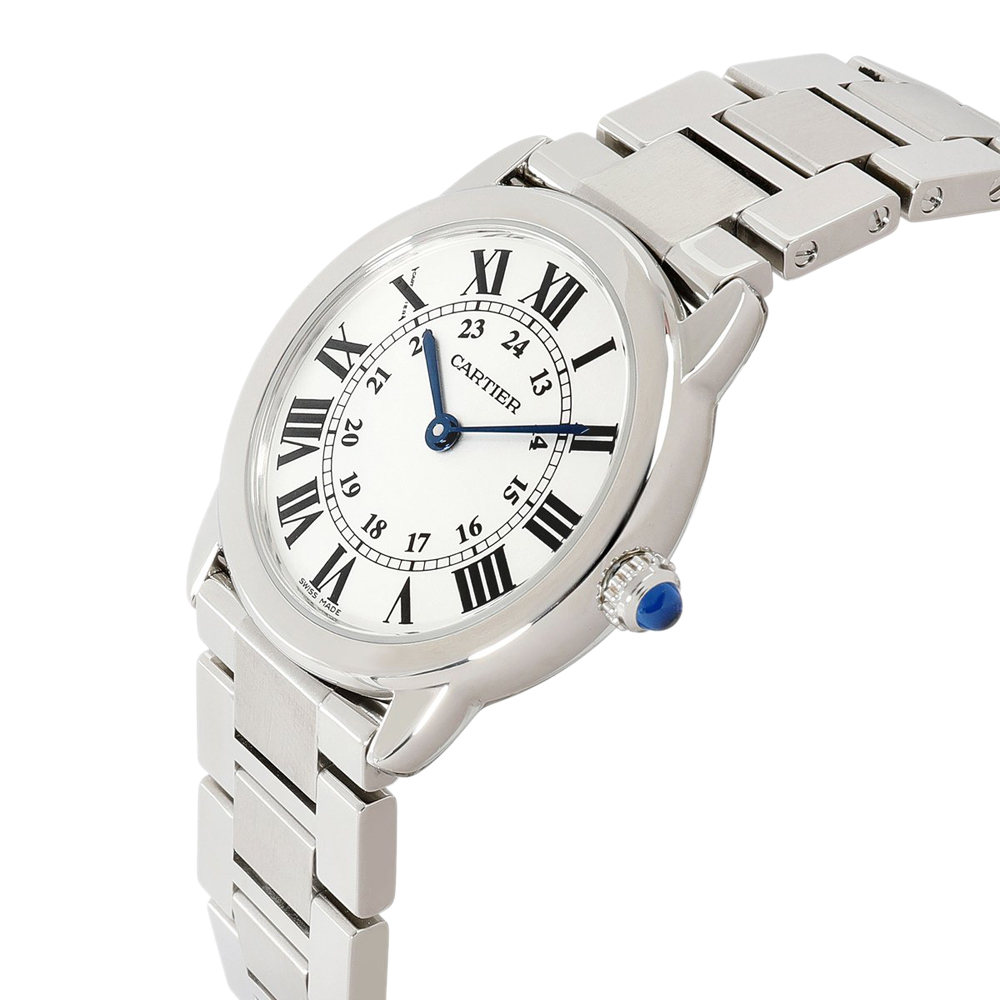

Cartier White Stainless Steel Ronde Solo W6701004 Women's Wristwatch