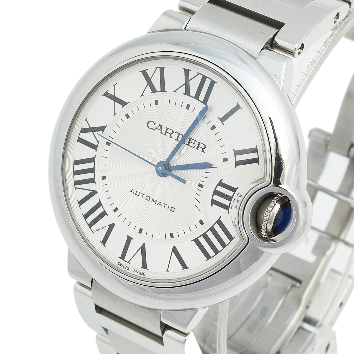 

Cartier Silver Stainless Steel Ballon Bleu