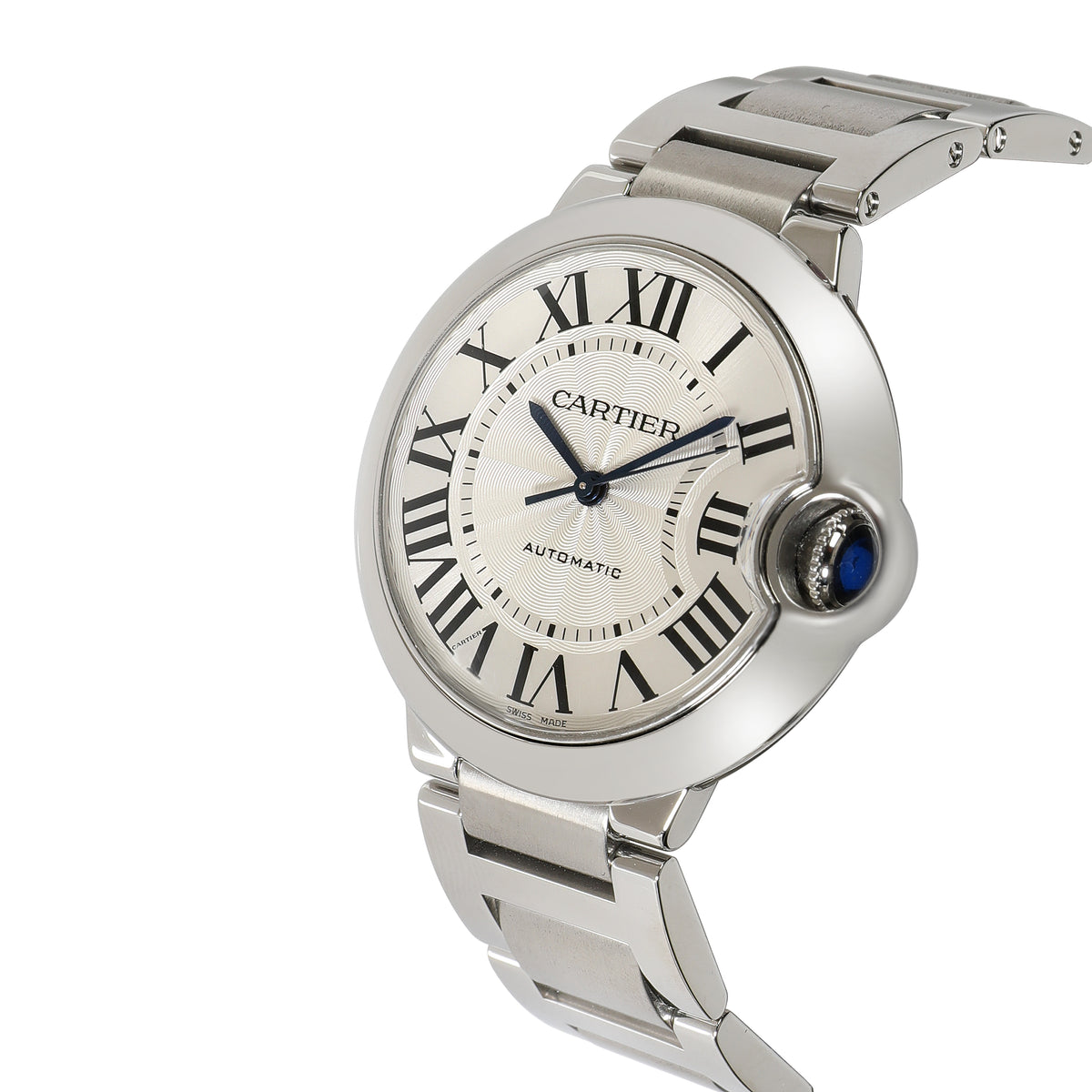 

Cartier Silver Stainless Steel Ballon Bleu WSBB0048 Women's Wristwatch 36 MM