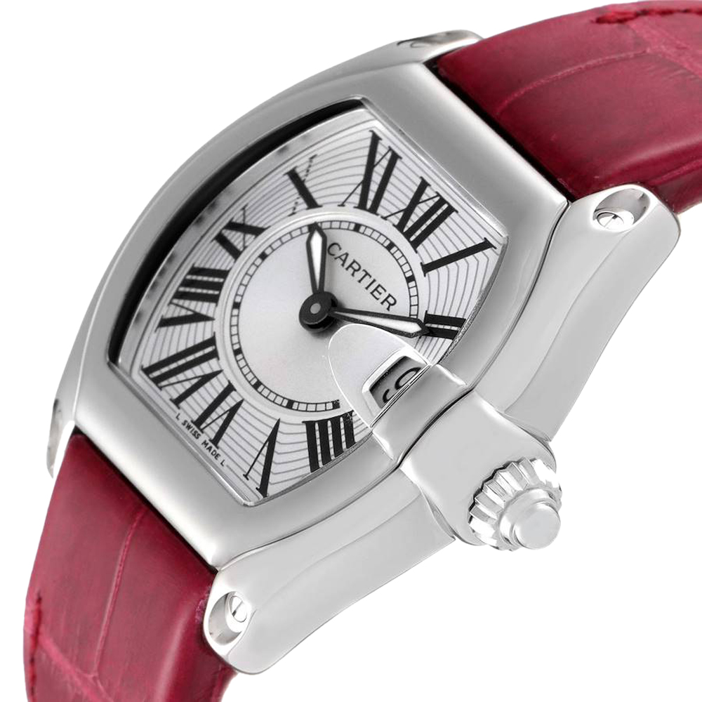 

Cartier Silver Stainless Steel Roadster W62016V3 Women's Wristwatch