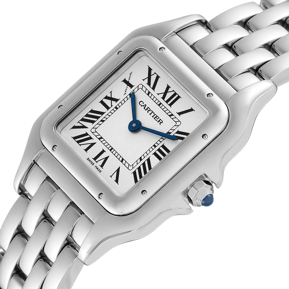 

Cartier Silver Stainless Steel Panthere WSPN0007 Women's Wristwatch