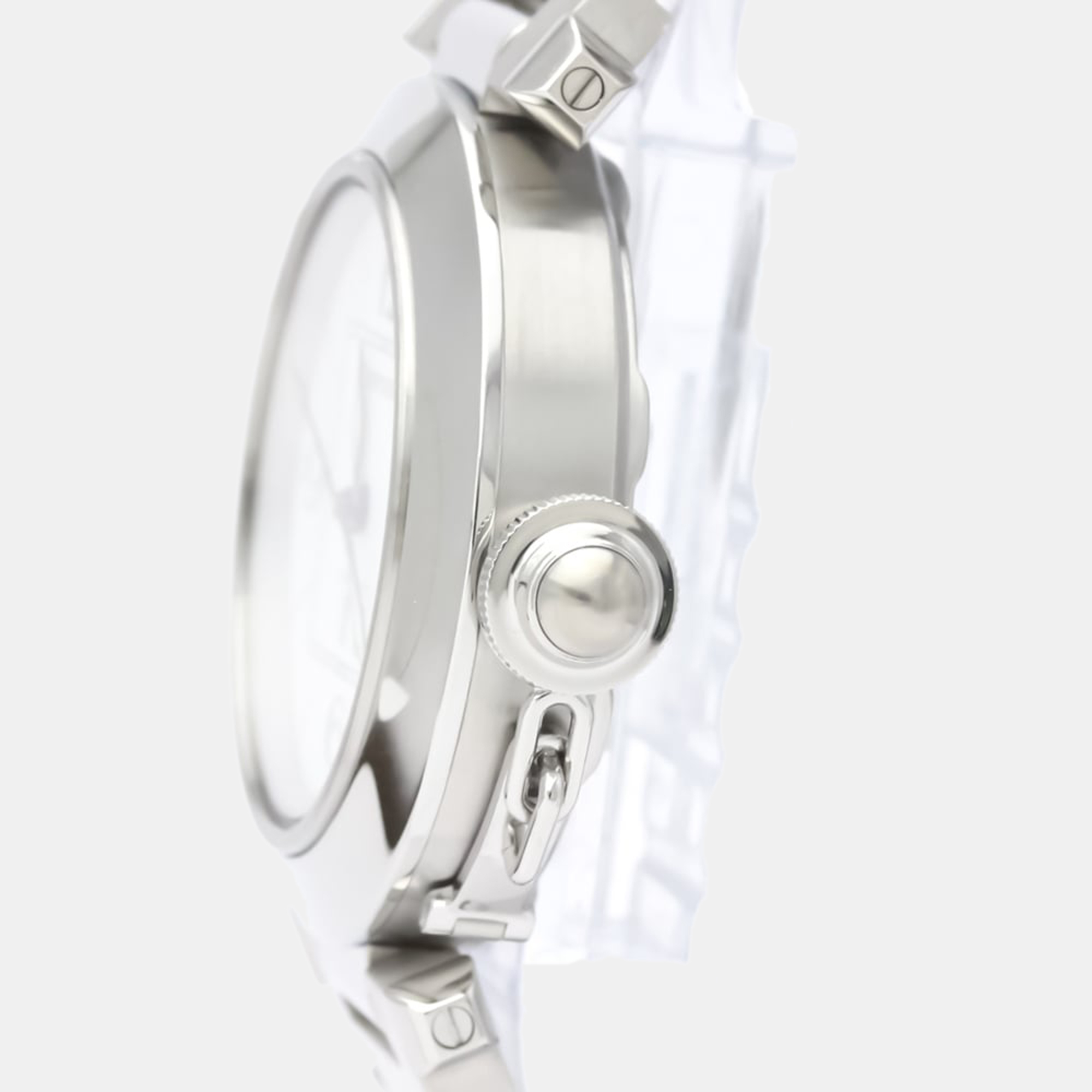 

Cartier White Stainless Steel Pasha C de Cartier W31055M7 Automatic Women's Wristwatch 35 mm