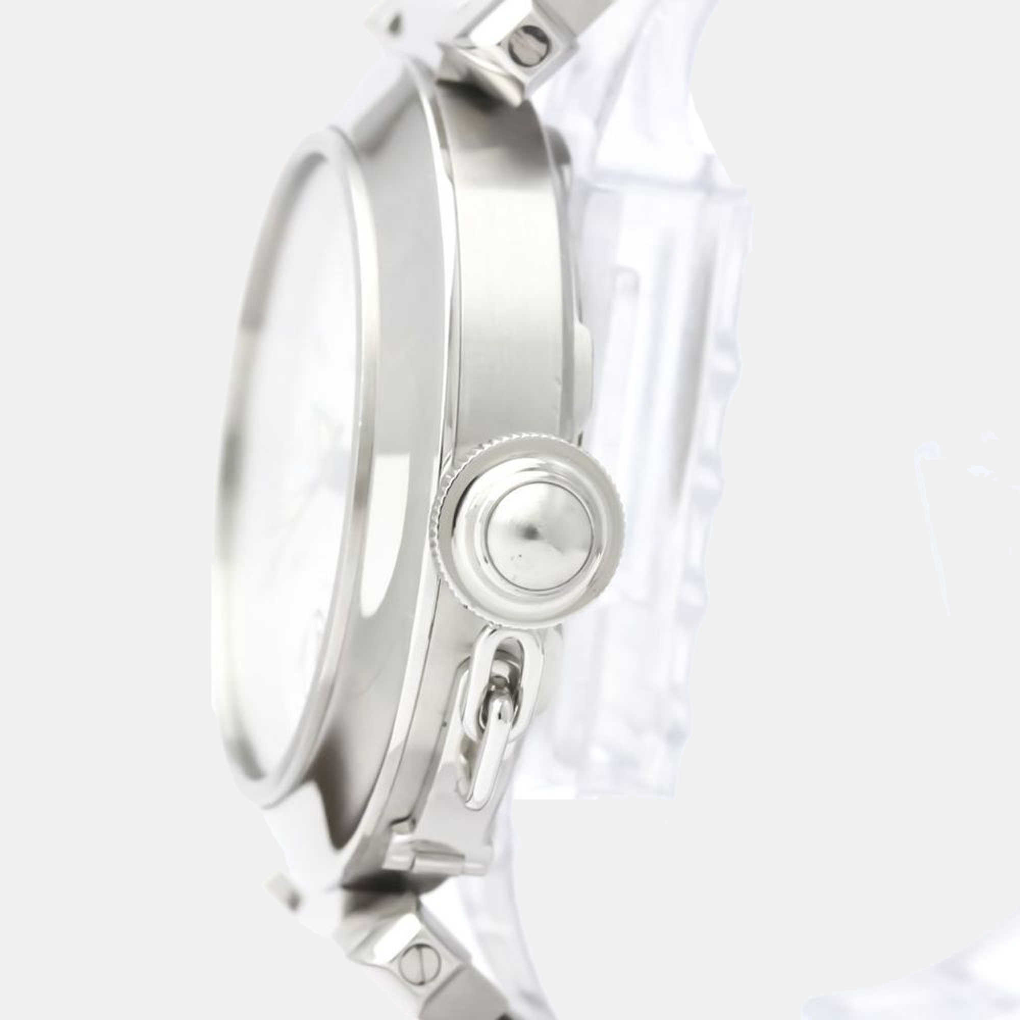 

Cartier White Stainless Steel Pasha C de Cartier W31015M7 Automatic Women's Wristwatch 35 mm