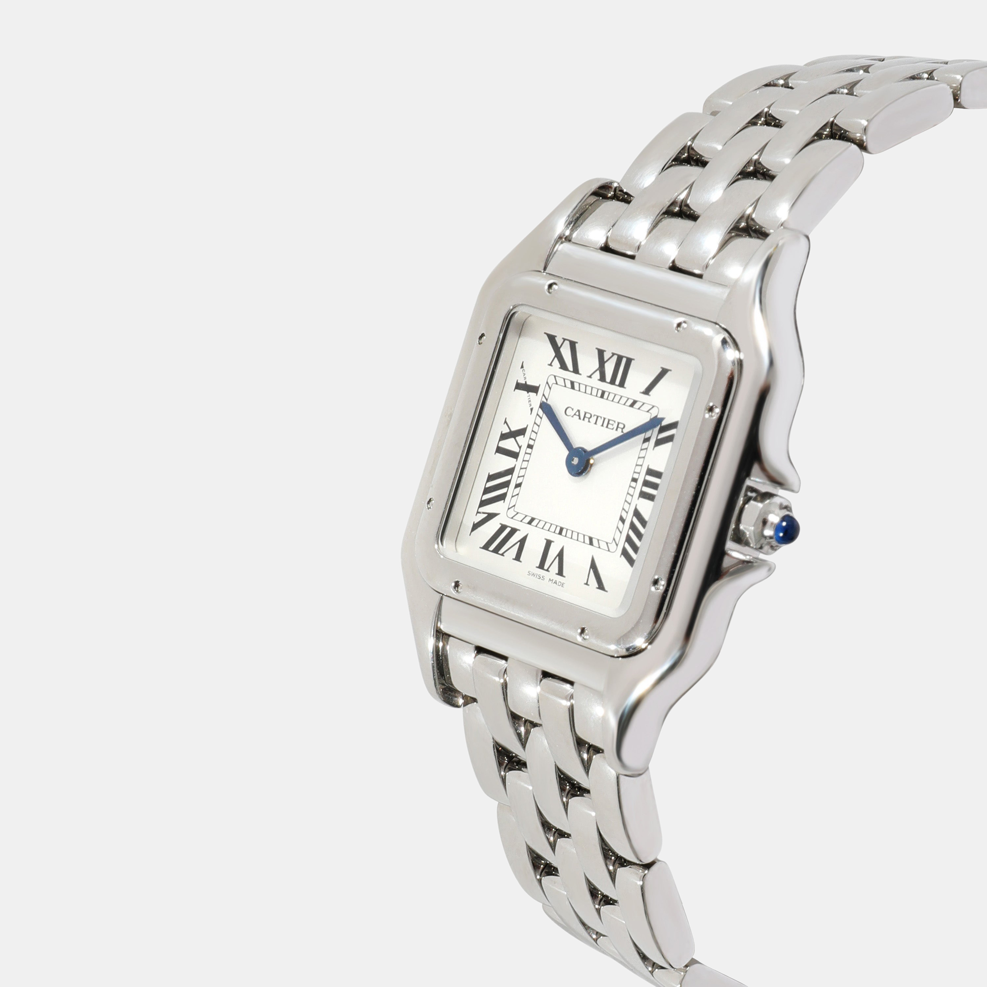 

Cartier Silver Stainless Steel Panthere WSPN0007 Quartz Women's Wristwatch 27 mm