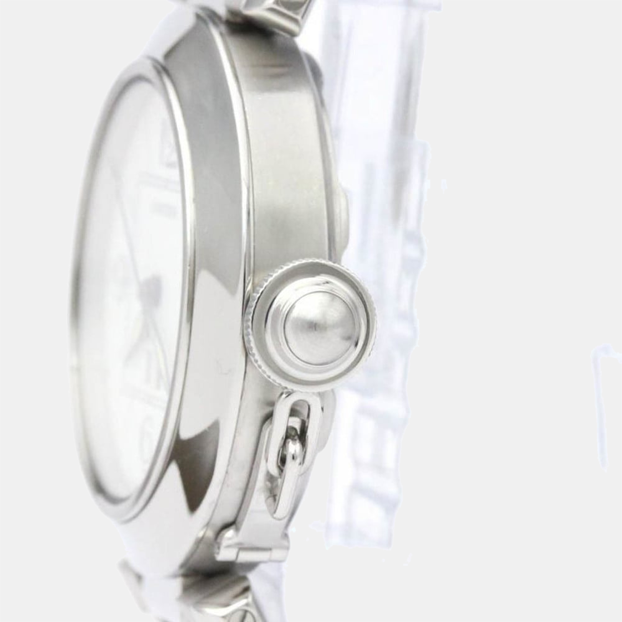 

Cartier White Stainless Steel Pasha C W31055M7 Automatic Women's Wristwatch 35 mm