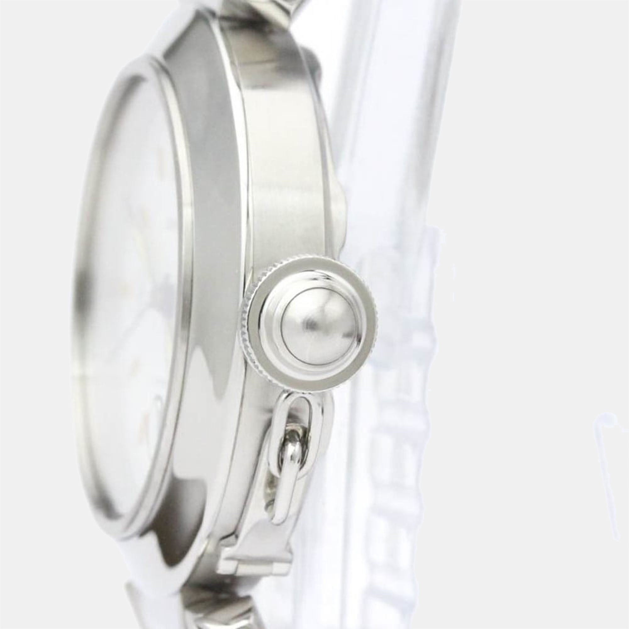 

Cartier White Stainless Steel Pasha C W31015M7 Automatic Women's Wristwatch 35 mm