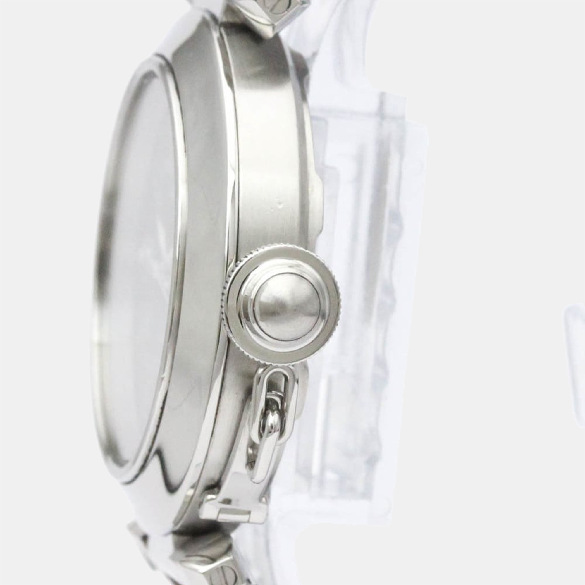 

Cartier Black Stainless Steel Pasha C W31076M7 Automatic Women's Wristwatch 35 mm