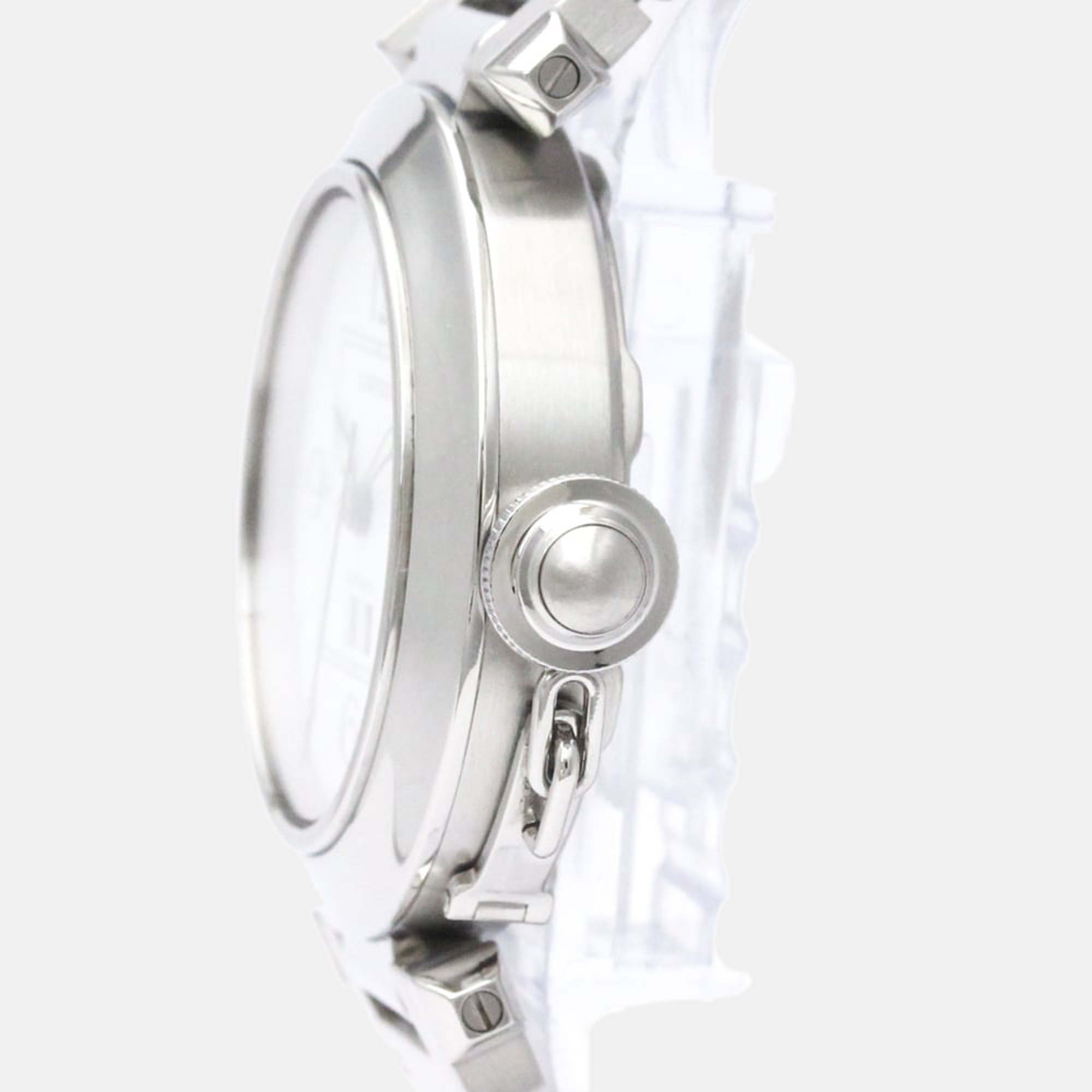 

Cartier White Stainless Steel Pasha C W31055M7 Automatic Women's Wristwatch 35 mm