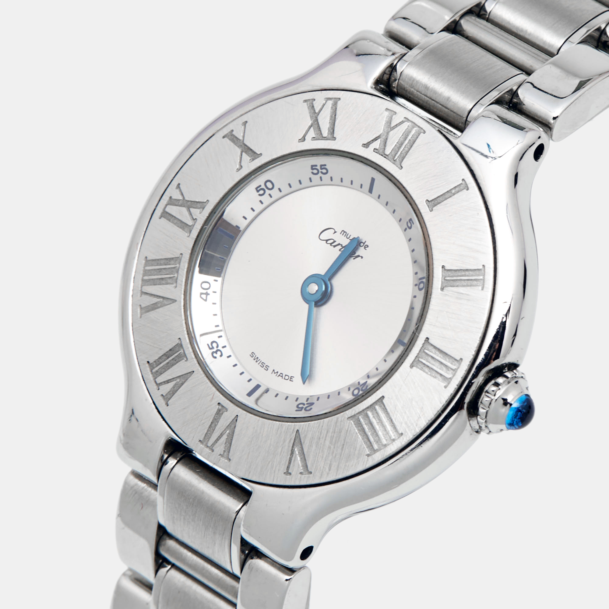 

Cartier Silver Stainless Steel Must de Cartier