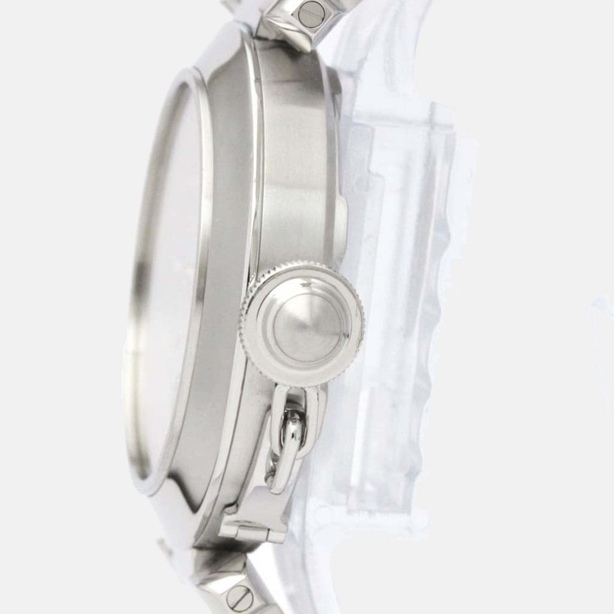 

Cartier Silver Stainless Steel Pasha C de Cartier Automatic Women's Wristwatch 35 mm