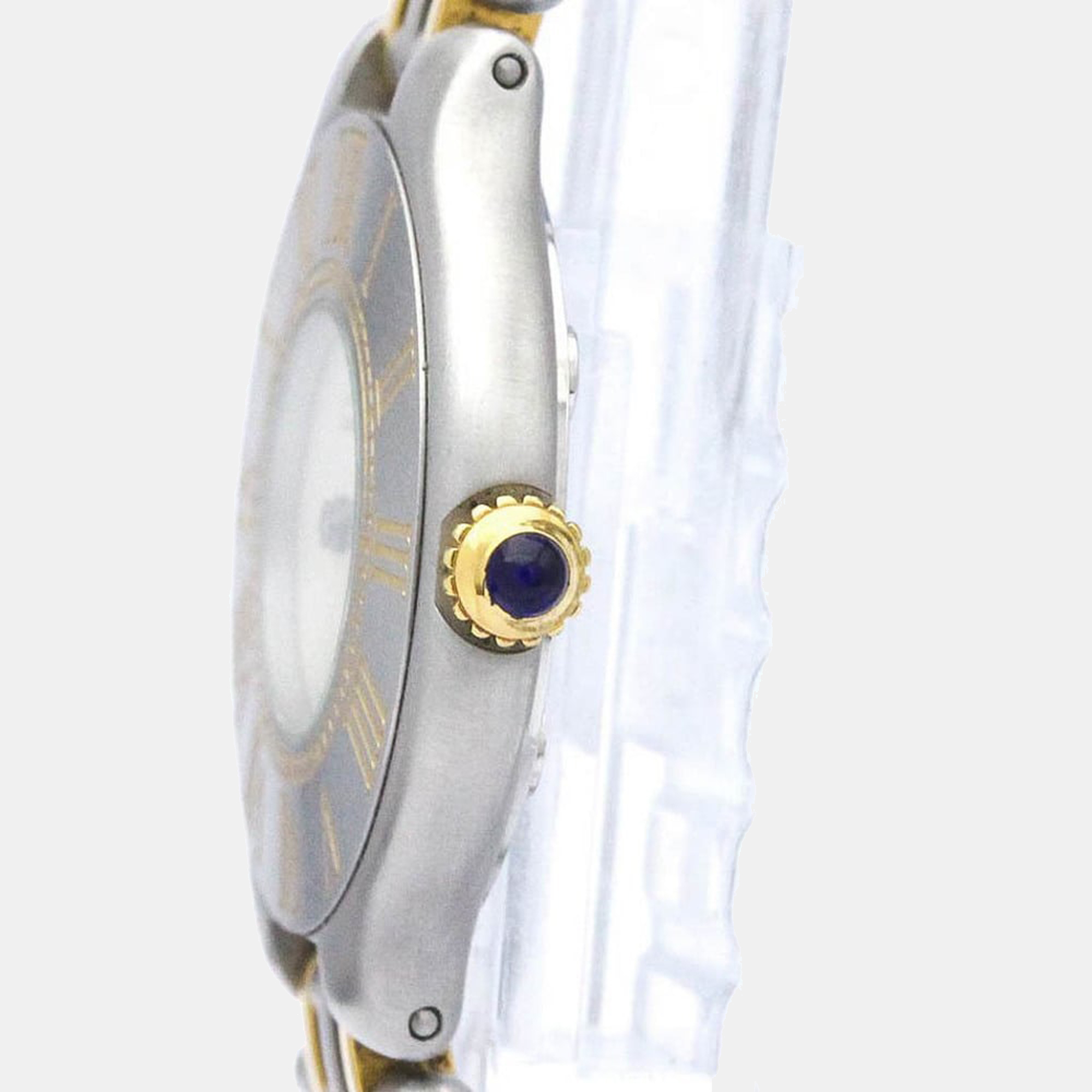 

Cartier Silver Gold Tone Stainless Steel Must 21 de Cartier Women's Wristwatch 28 mm