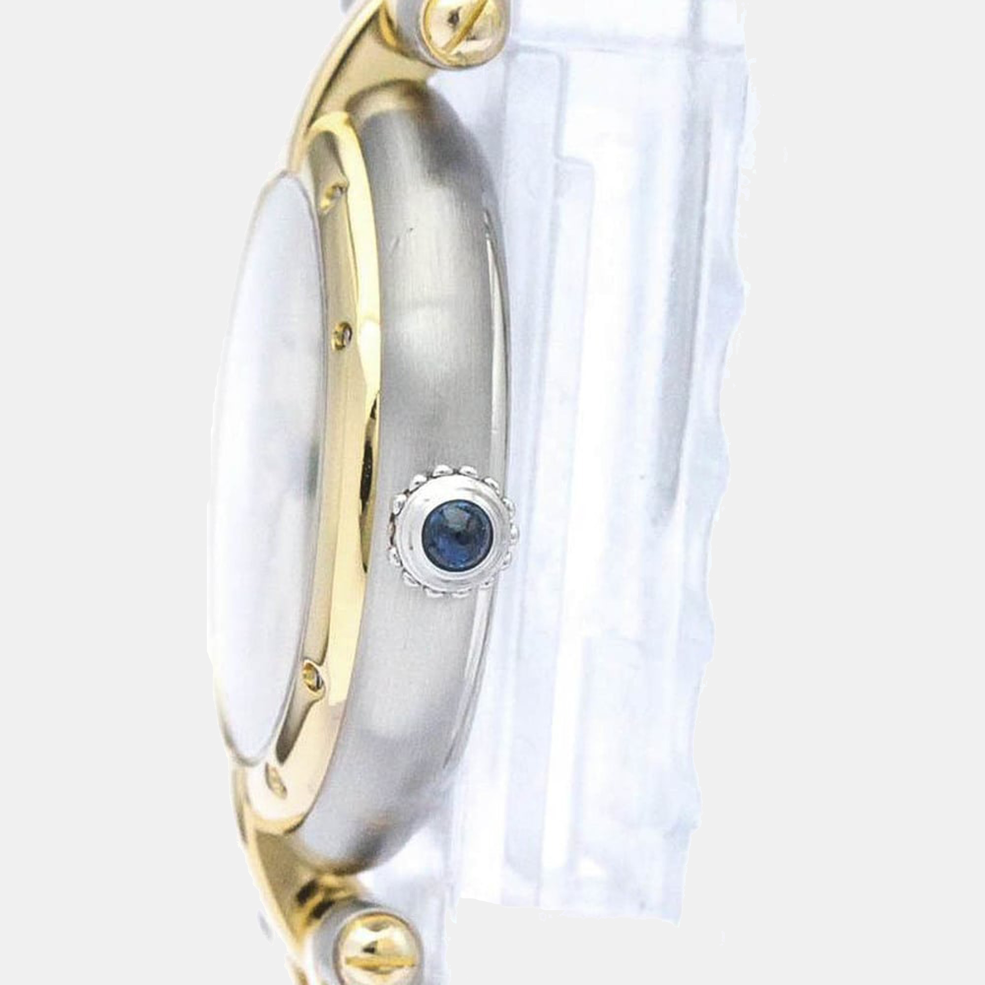 

Cartier Silver 18K Yellow Gold And Stainless Steel Panthere Cougar Quartz Women's Wristwatch 24 mm