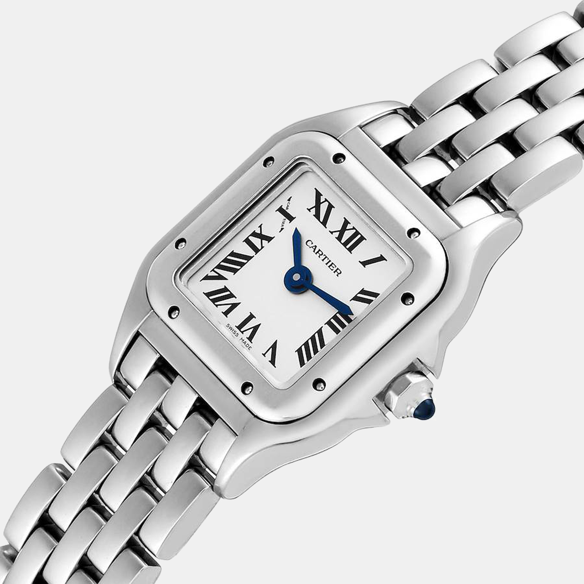 

Cartier Panthere Mini Stainless Steel Ladies Watch WSPN0019, Silver