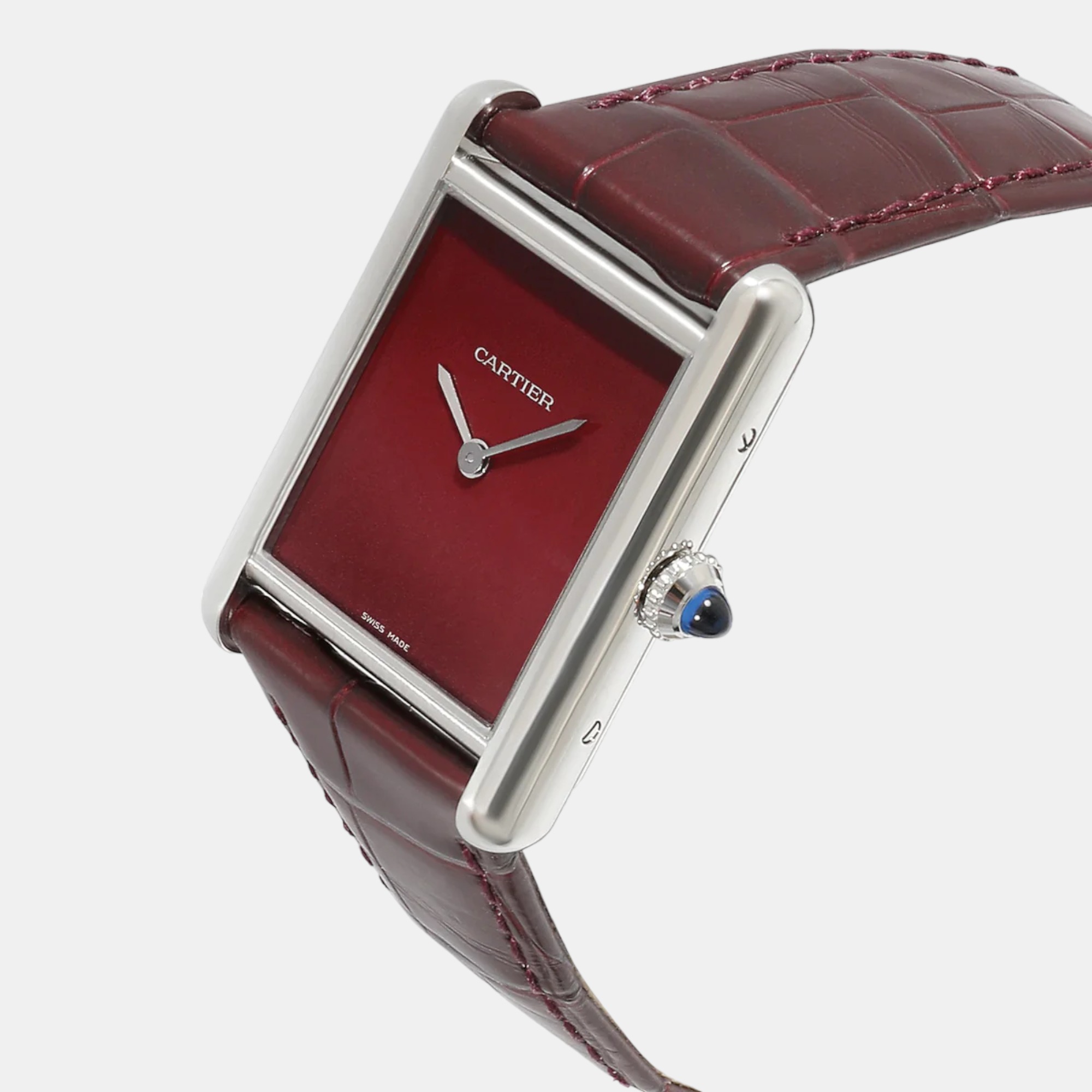 

Cartier Red Stainless Steel Must WSTA0054 Women's Wristwatch 25.5 mm