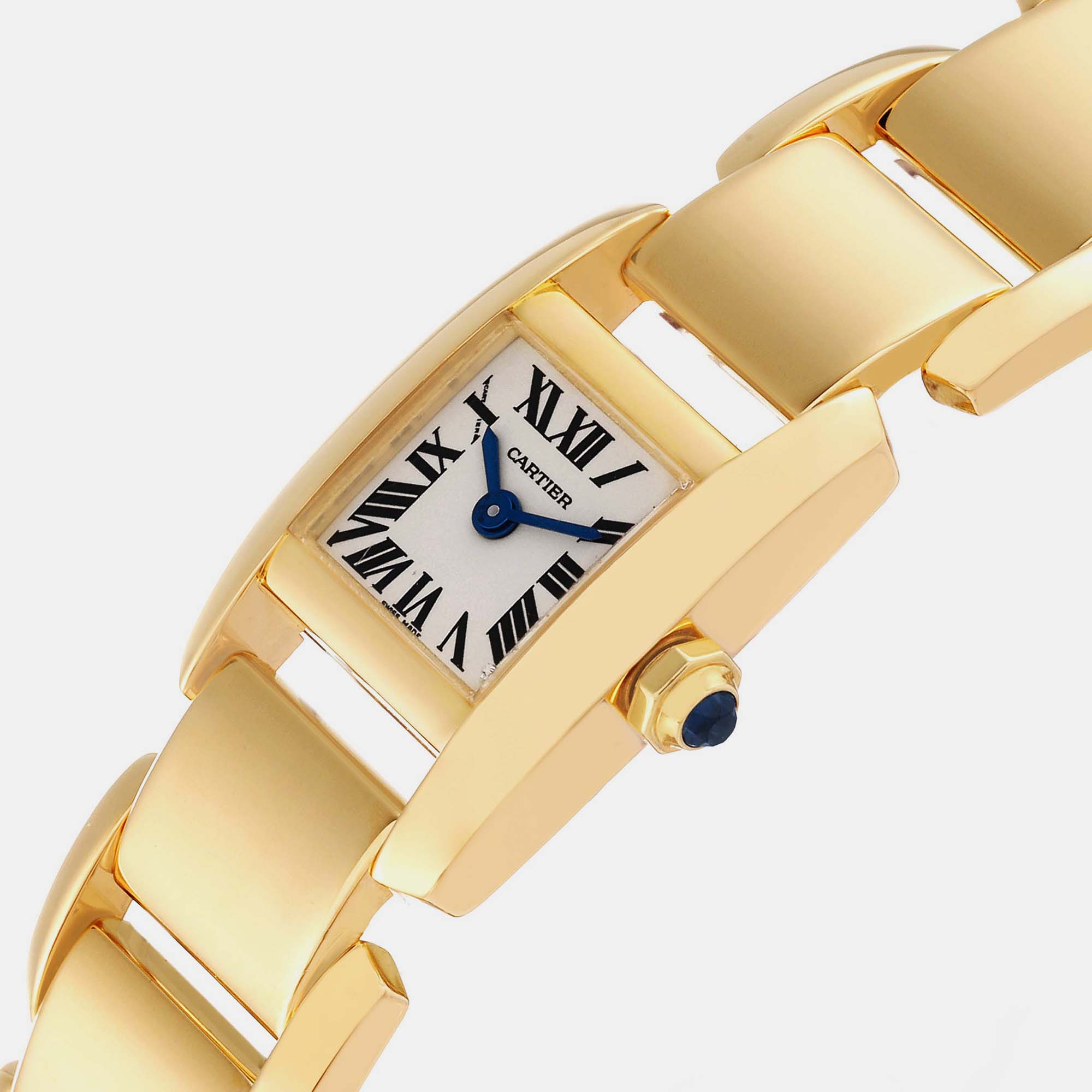 

Cartier Tankissime Silver Dial Yellow Gold Ladies Watch W650037H