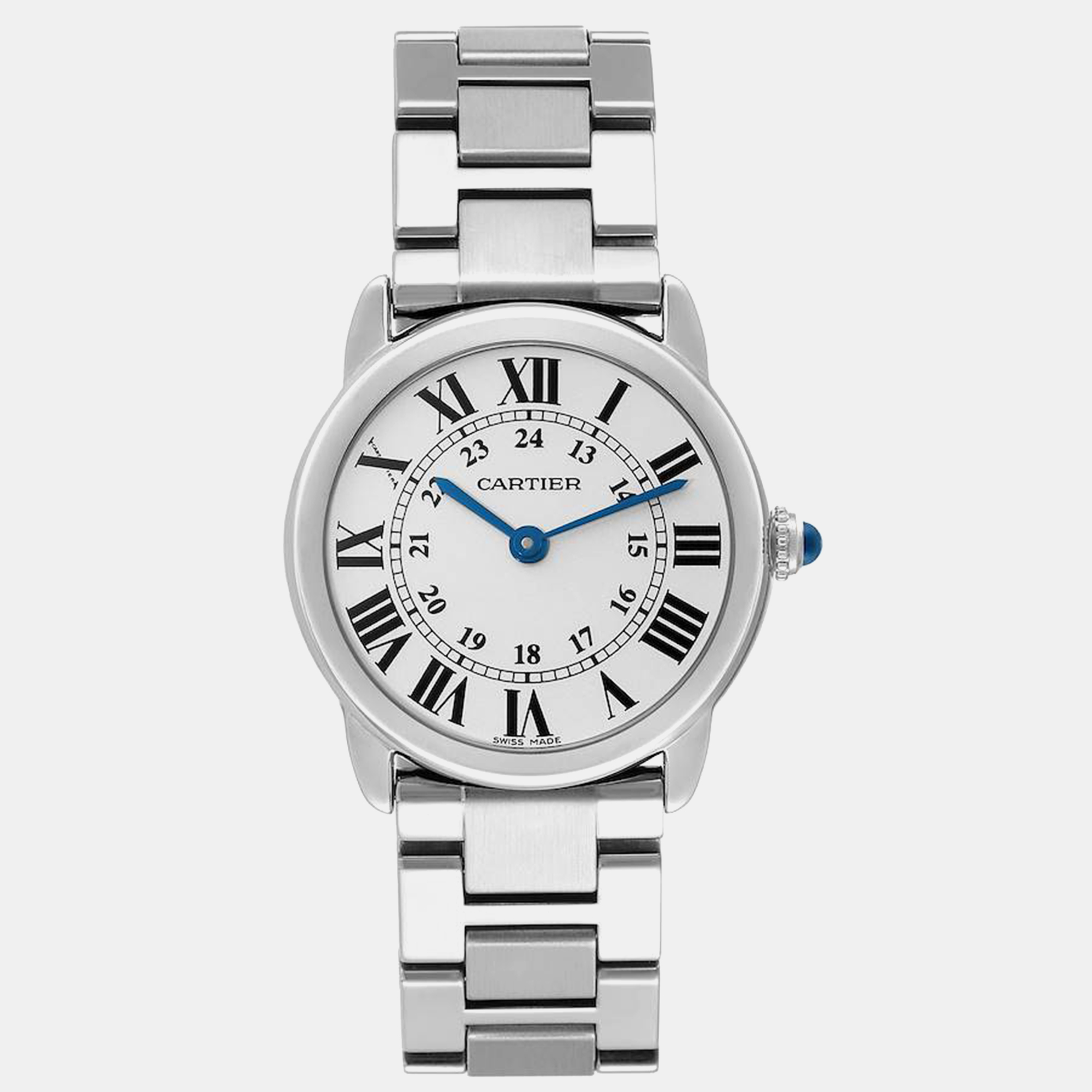 

Cartier Ronde Solo Small Steel Quartz Ladies Watch W6701004, Silver