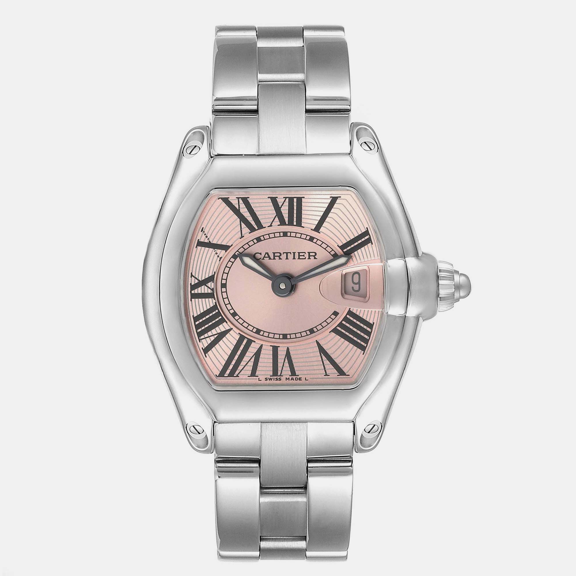 The charm of a finely crafted wristwatch accompanies the wearer through the years and to any occasion they have a date for. It is this charm infused with timeless luxury that makes this Cartier wristwatch such an incredible pick.
