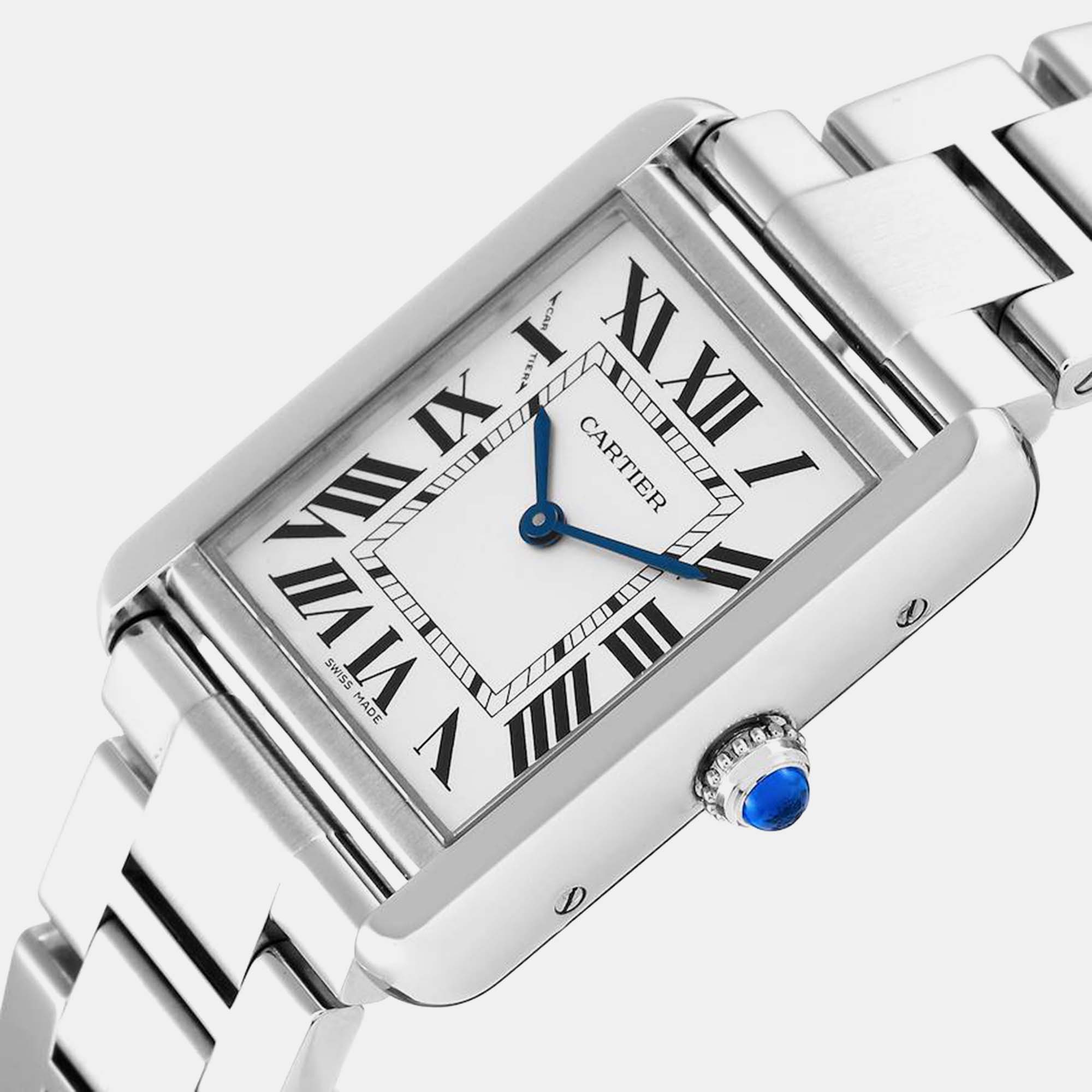 

Cartier Tank Solo Small Silver Dial Steel Ladies Watch W5200013