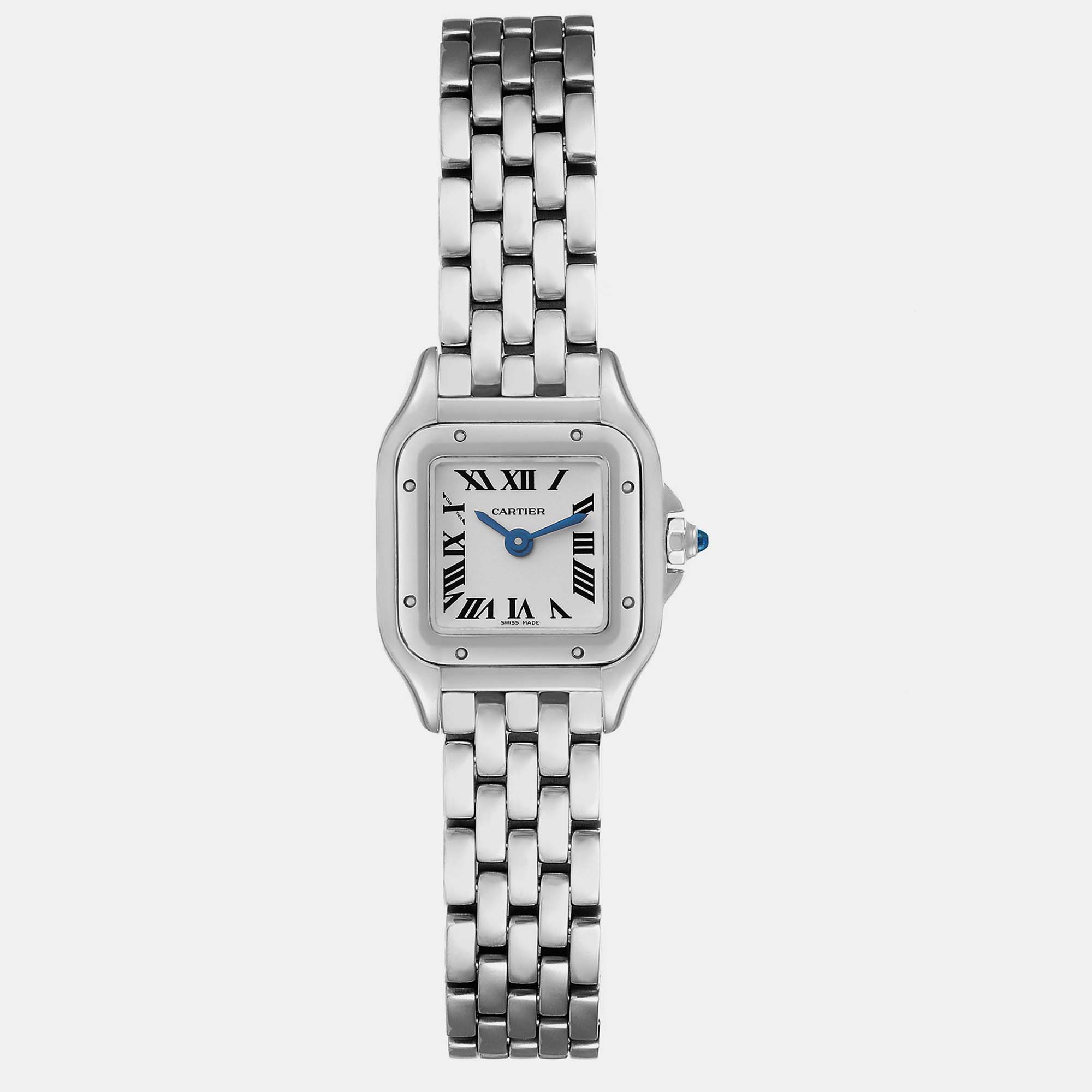 

Cartier Panthere Mini Stainless Steel Ladies Watch WSPN0019 25 x 21 mm, Silver