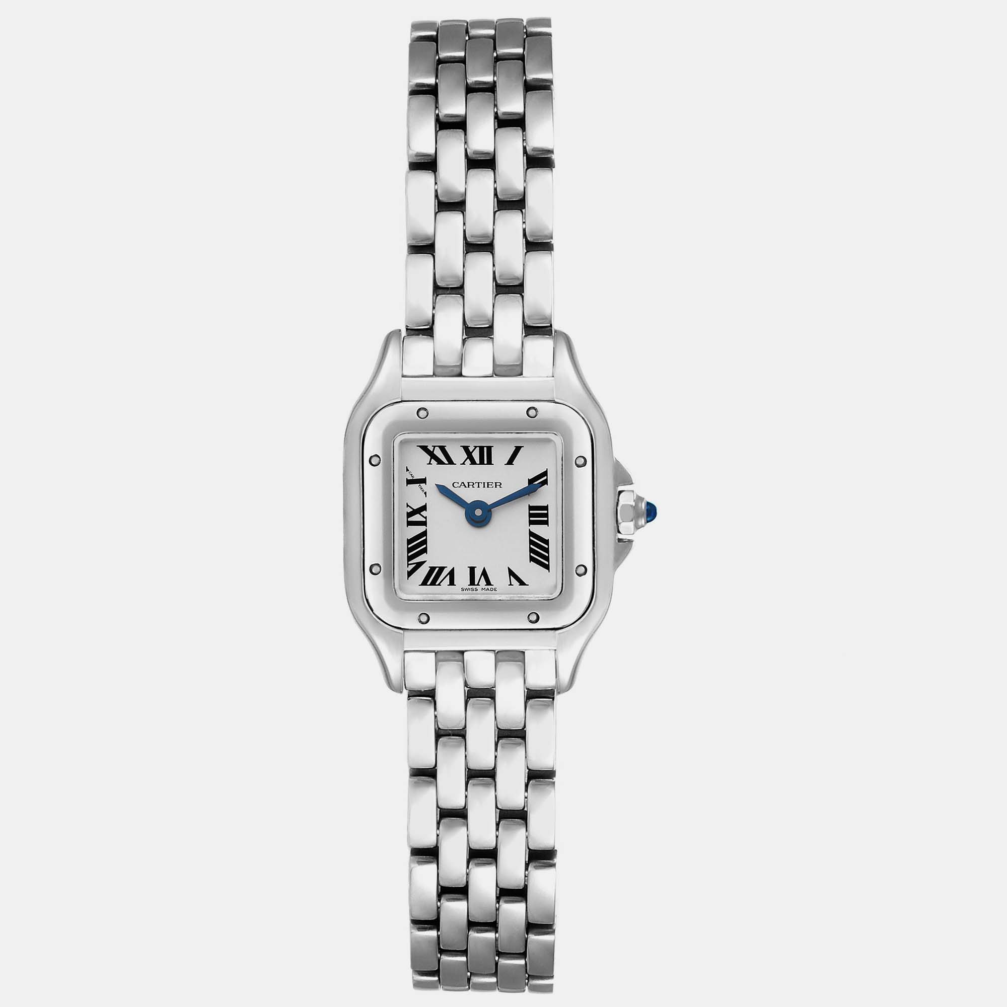 

Cartier Panthere Mini Stainless Steel Ladies Watch 21 mm, Silver